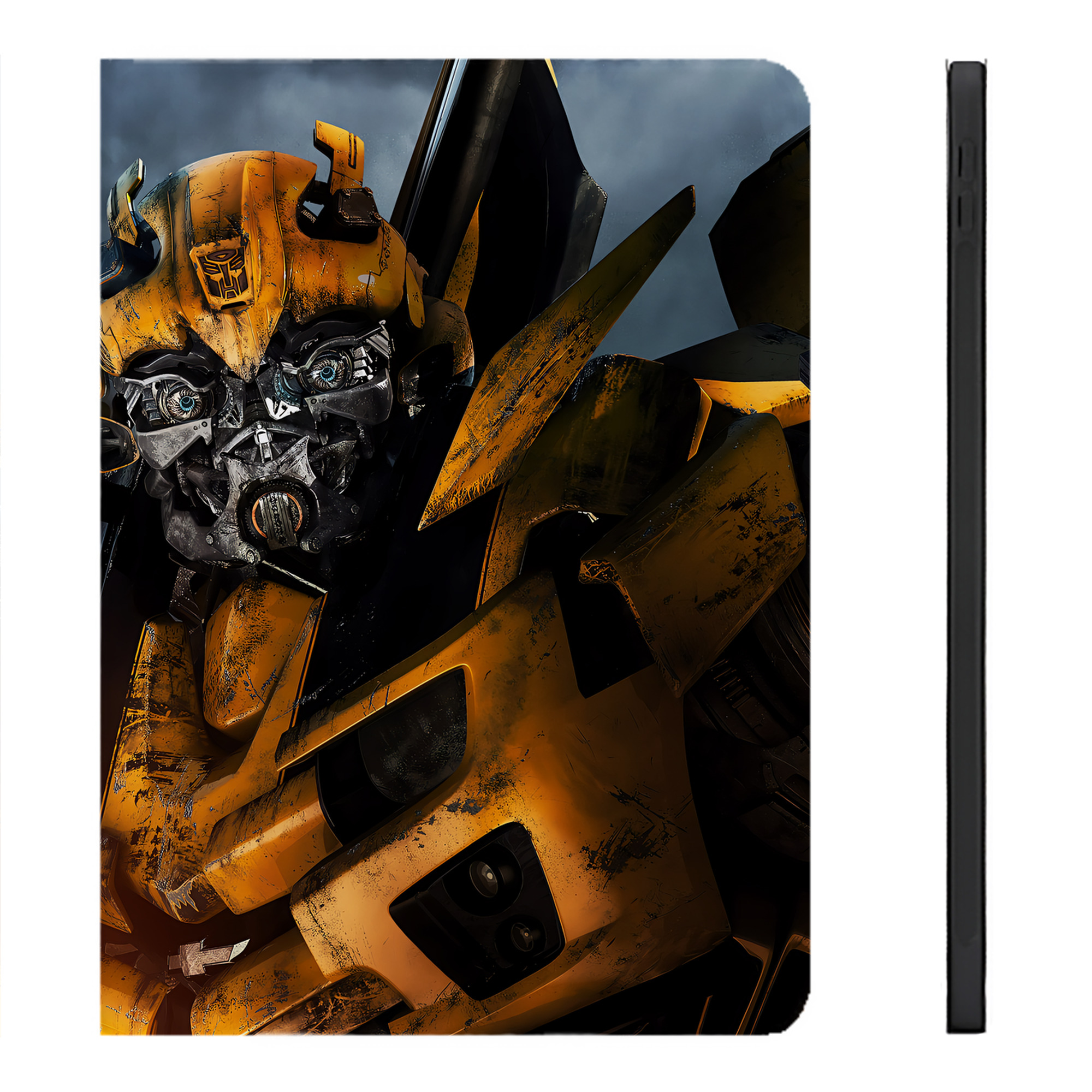 （画像用） Transformers トランスフォーマー IPadケース ペンホルダー付き ブックスタイルデザイン